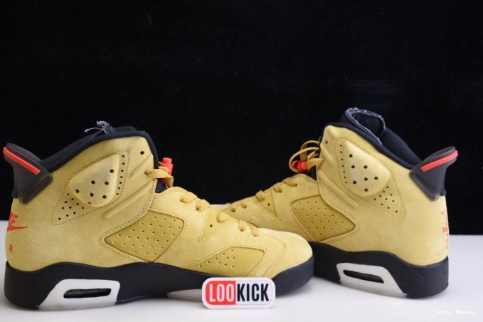 Kick Theory 6 X TRAVIS CN1084-300 YELLOW JORDAN SCOTT AIR 0821